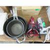 Image 1 : 2 Steam Irons & 5 "The Rock" Cookware 