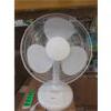 Image 1 : 2 New White 16" Oscillating Table Fans - 3 Speeds