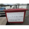 Image 1 : Red Rolling Warehouse Bin - 30" x 40" x 34" tall