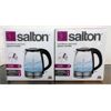 Image 1 : 2 Salton Cordless Electric Glass Kettles 