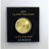 Image 2 : 1 Gram .9999 Fine Gold 2023 Maple Leaf Coin 