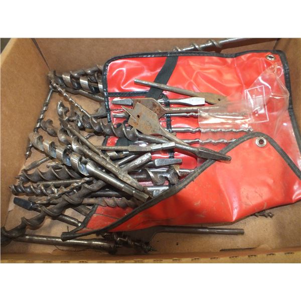 Box Of assorted Drill Bits