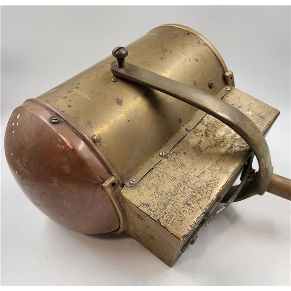 Antique Heavy Brass and Copper Lighting by Electric Co