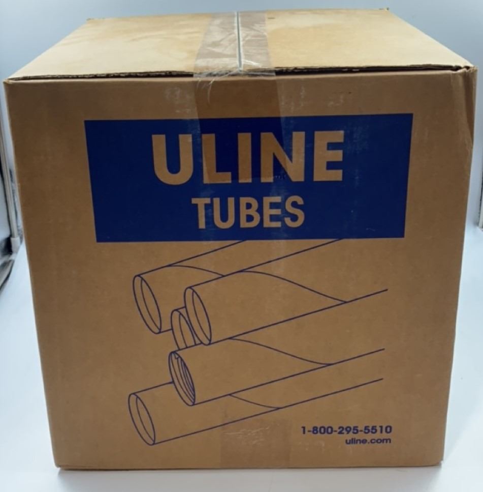 Uline Mailing Tubes With Caps 3 x 15