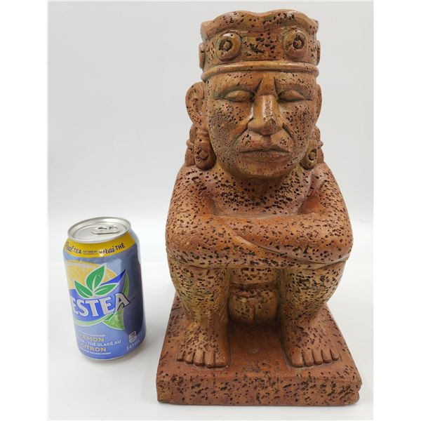 Concrete God of Fire Statue