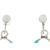 Image 11 : Zuni Louis Montoya Inlaid Mosaic Opal Jewelry Set
