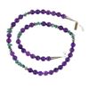 Image 1 : Navajo T & R Singer Amethyst Turquoise Necklace