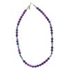 Image 2 : Navajo T & R Singer Amethyst Turquoise Necklace
