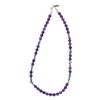 Image 7 : Navajo T & R Singer Amethyst Turquoise Necklace