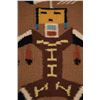 Image 11 : Ca. 1950 Navajo Thunder God Sand Painting Rug RARE