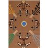 Image 9 : Ca. 1950 Navajo Thunder God Sand Painting Rug RARE