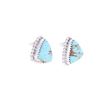 Image 5 : Navajo ARYAZ Sterling Silver Turquoise Jewelry Set