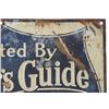 Image 3 : Farmers Guide Detective Service Metal Sign 1940s