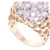 Image 10 : RARE 1950'S 2.77 cts. Cluster Diamond 14K Ring