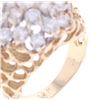 Image 11 : RARE 1950'S 2.77 cts. Cluster Diamond 14K Ring