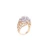 Image 1 : RARE 1950'S 2.77 cts. Cluster Diamond 14K Ring