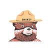 Image 2 : Smokey The Bear Life Sized Hand Painted Wood Sign