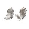 Image 2 : Two Italian Marked Silver Plated Fighting Chickens