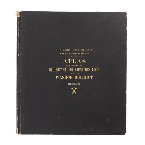 Atlas Of The Comstock Lode & Washoe District 1882