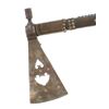 Image 3 : C. 1875 Double Batwing Copper Inlaid Pipe Tomahawk