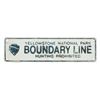 Image 1 : Yellowstone National Park Boundary Line Sign