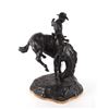 Image 1 : Owen D. Mort Jr. "Bronc Rider" Bronze Sculpture