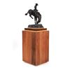 Image 23 : Owen D. Mort Jr. "Bronc Rider" Bronze Sculpture