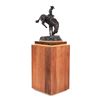 Image 24 : Owen D. Mort Jr. "Bronc Rider" Bronze Sculpture