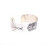 Image 2 : Navajo C. Tsosie Embossed Sterling Silver Bracelet