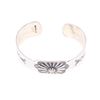 Image 8 : Navajo C. Tsosie Embossed Sterling Silver Bracelet