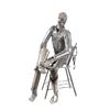 Image 1 : Signed Jim Dolan Man In Chair Sculpture c. 1970