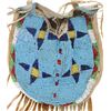 Image 5 : 19th C. Northern Cheyenne Beaded Tobacco Bag