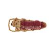 Image 2 : Kiowa Indian Wicker Trade Cloth Papoose Mini