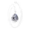 Image 1 : Navajo Sterling Silver Mosaic Hummingbird Necklace