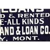 Image 11 : Original Westby Montana Farm Loan Sign Early 1900