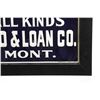 Image 5 : Original Westby Montana Farm Loan Sign Early 1900