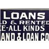 Image 7 : Original Westby Montana Farm Loan Sign Early 1900