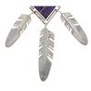 Image 5 : Navajo Ray Tracey Sugilite Earring & Necklace Set