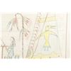 Image 13 : Ca. 1890-1940 Northern Sioux Ledger Drawings (2)
