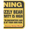 Image 3 : Grizzly Bear Warning Sign from Canada