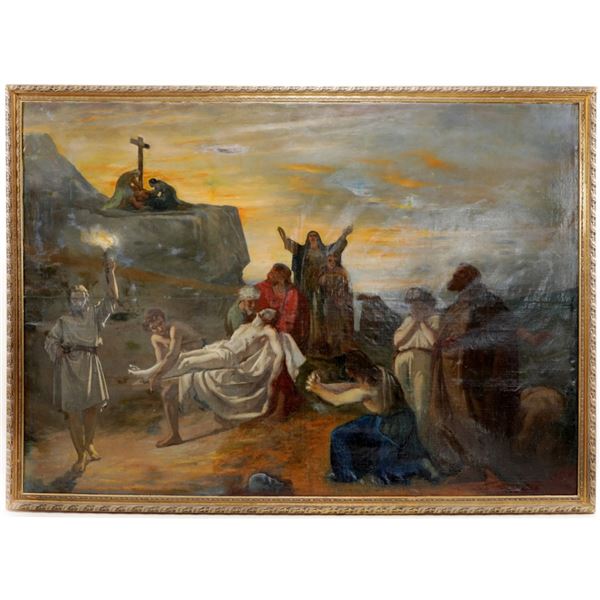 The Lamentation Of Christ, Delacroix c. 1852-63