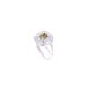 Image 2 : GIA  Color Change Alexandrite 18K Diamond Ring