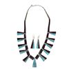 Image 1 : Sugilite Pharaoh Necklace c. 1990's ex-David Saity