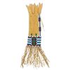 Image 1 : Southern Cheyenne "Four-Tab" Beaded Hide Pipe Bag