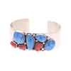 Image 1 : Navajo J. Linkin Sterling & Turquoise Bracelet