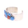 Image 8 : Navajo J. Linkin Sterling & Turquoise Bracelet