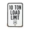 Image 1 : U.S. Forest Service "10 Ton Load Limit" Metal Sign