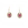 Image 7 : 5.31ct Ruby Diamond & 14k Yellow Gold Earrings
