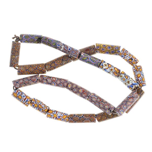 19th C. Venetian Millefiori Beads - L.A. Huffman