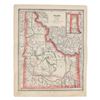 Image 1 : 1883-1885 Idaho Territory Map, Geo. F. Cram